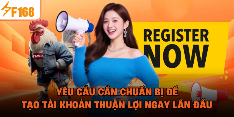 Yêu cầu cần chuẩn bị để tạo tài khoản thuận lợi ngay lần đầu